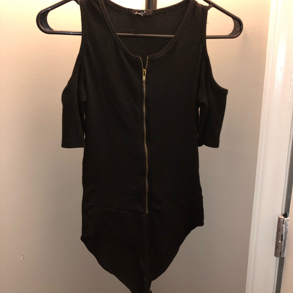 zipper body suit